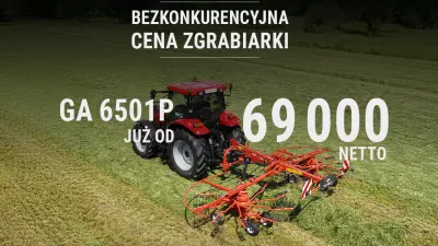 Promocja na zgrabiarki KUHN! GA 7501+ i GA 6501 P – wydajność w najlepszej cenie!